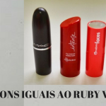 Batons nacionais iguais ao Ruby woo