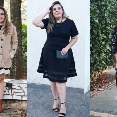 Looks plus size para o outono