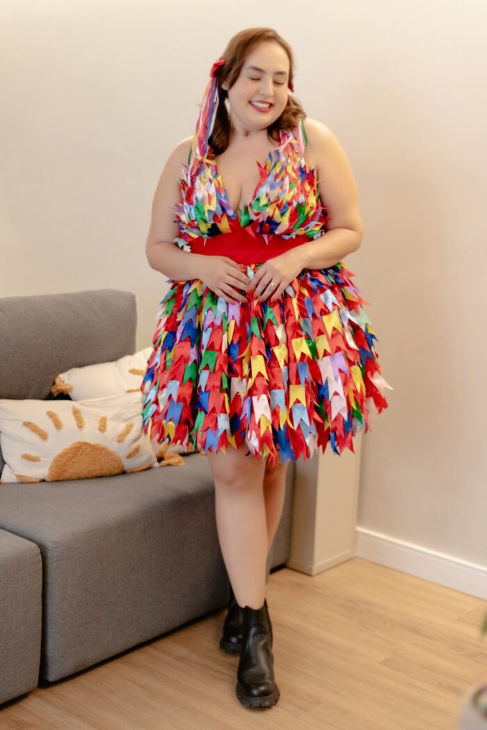 look festa junina plus size